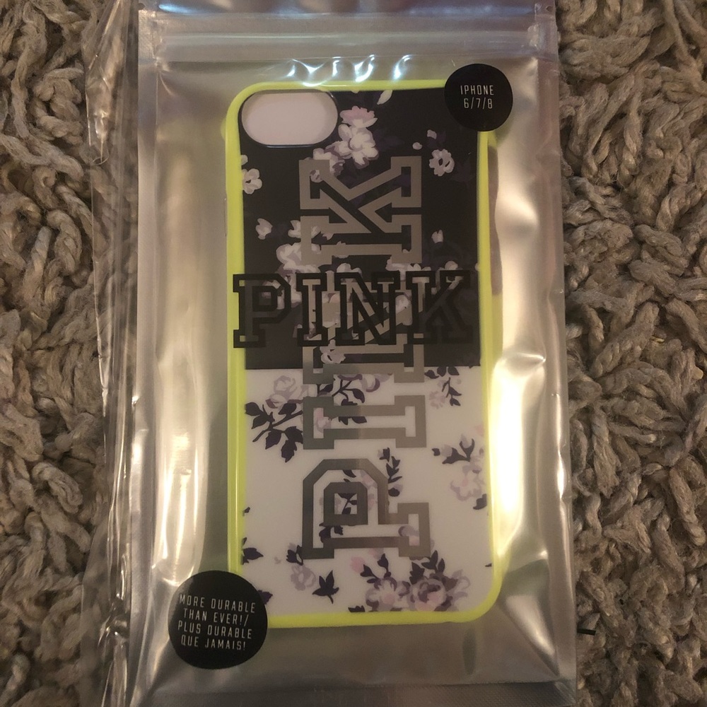 Victoria secret pink iPhone 6 7 8 floral case